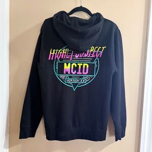 Highly Suspect MCID Band Graphic Black Zip Hoodie Small